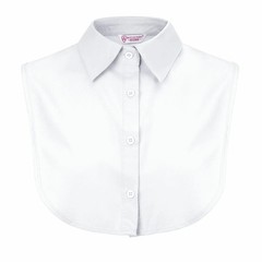 Fake Detachable Collar Women Girls Shirt Dickey False Blouse Top White Black