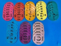 CLOTHING SIZE DIVIDERS XXS-XXXL ** SALE***