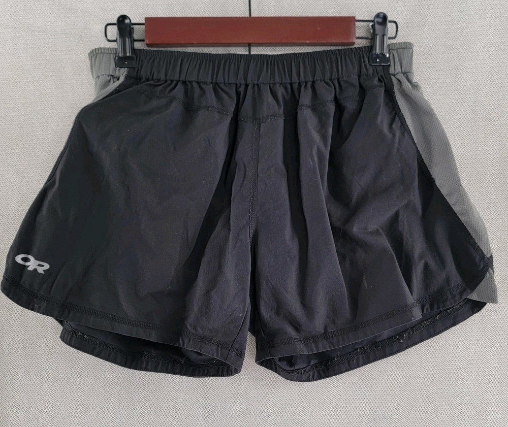 Outdoor Research Womens Shorts Size Small Black Lined Gym Running Sports