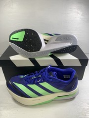 Size 9.5 – Adidas Adizero Boston 13 (Blue/Green) Men’s Running Shoes