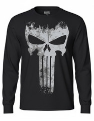 Marvel Punisher Long Sleeves Graphic T shirt
