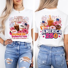 Dunkin’ Donuts 250th Anniversary of America, 250th years of Freedom Shirt