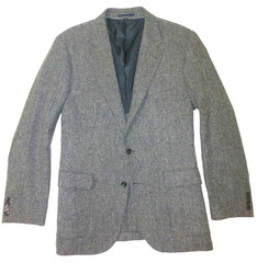 J.CREW Ludlow Jacket 46L Tweed Excellent Condition Moon Sport Coat Blazer