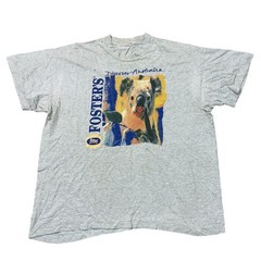 Foster’s Vintage Koala Discover Australia Graphic T-Shirt Grey Mens Small