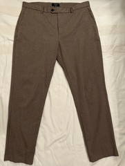 Banana Republic Men’s Slim Tapered Brown Cotton Twill Dress Pants 36