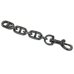 2Pcs Purse Strap Extender, 4.7 Inch Bag Extender Chain, Metal Metallic Black