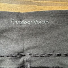 Outdoor Voices Warmup Biker Shorts Black 10” Running Summer Size XS NEW