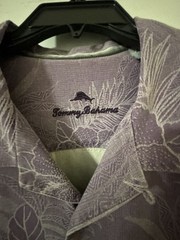 Tommy Bahama Short Sleeve Silk Floral Print Camp Shirt