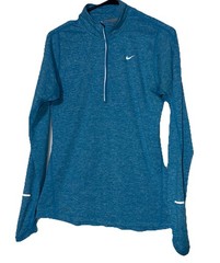 Women’s Nike Running Dri-fit TEAL Quarter-Zip Pullover Small