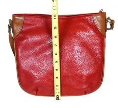 Vintage 1980s Smith Forester Red Leather Crossbody Shoulder Bag – Made in Korea
