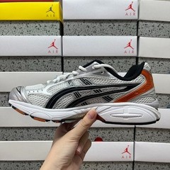 Asics Gel Kayano 14 Silver Piquant Orange Men’s Running Shoes