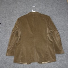 Covington Corduroy Blazer Mens 46R Brown Two Button Sport Coat Jacket