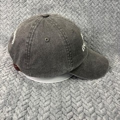Charlie Southern Adams Beat Everyone Hat Faded Black Acid Wash Leather Strap Cap