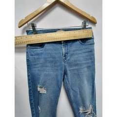 Ted Baker London Distressed Blue Jeans Mid (10-12 in) Skinny Denim Women Size 26