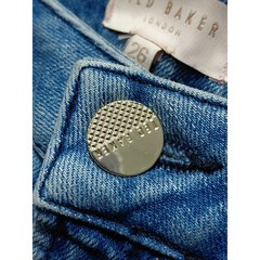 Ted Baker London Distressed Blue Jeans Mid (10-12 in) Skinny Denim Women Size 26