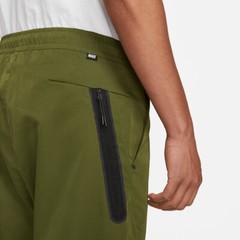 Nike Sportswear Tech Woven Mens Pants Size XL Olive Green Black DR9101 326