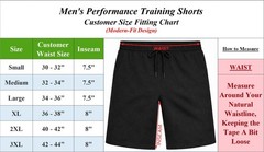Men’s 3-Pack Performance Training Shorts with Zipper Pockets (Sizes S–2XL)