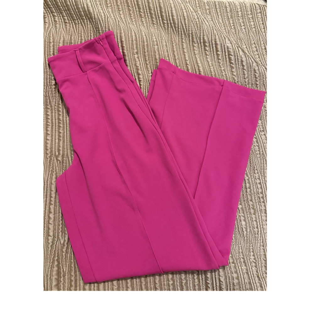 Women’s Pink Dress Pants Regular Size M Polyester/Spandex Hand Wash Only