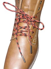 1 Pair Pack: 550 Paracord with Black Steel Tips; Strongest boot laces Available!