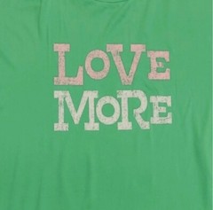SECRET TREASURES Women’s L-XL LOVE MORE Sleepshirt Short Sleeve Sleepwear Green