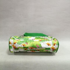 Lesportsac Square handbag green by white x floral pattern Used
