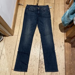 Gap Premium Straight Washed Indigo Jeans 28 W Uk 10 Bnwt