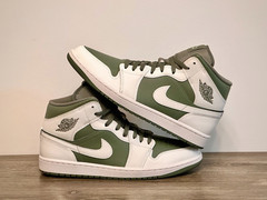 11M / 12.5W Jordan 1 Mid Summit White Vintage Lichen DQ8426-107 New