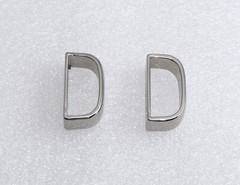 New 1″ 25mm belt keeper(#35B) 2pcs for man/women casual nickel finish USA