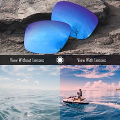 Anti Scratch Polarized Replacement Lenses for-Oakley Wire Tap 2.0 OO4145