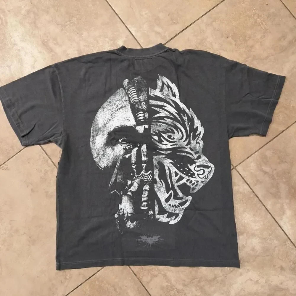 Darcsport X Batman Bane Oversized Premium Tee Dark Knight Rises Gray Size M NEW