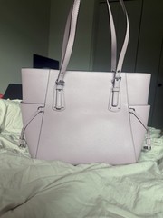 Michael Kors Voyager Tote Bag Lavender Mist w/ Silver Hardware