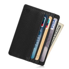 FINTIE Slim Minimalist Front Pocket Wallet, 4.4 x 0.4 x 3.5 inches, Black