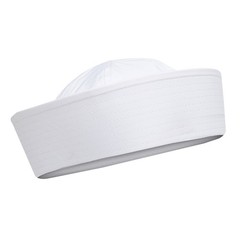 Sailor Hat White Military US Navy Cotton Dixie Cup Yacht Cap Sailing Nautical
