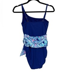 Lilly Pulitzer Womens Natalya One Piece Swimsuit Lapis Lazuli Size 2