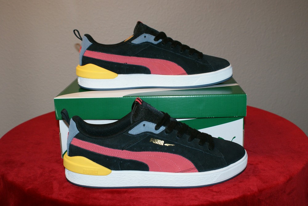 PUMA SUEDE BLOC [381183 03] B-Boy Classic Shoe Adult Size: 10 Black / Muti