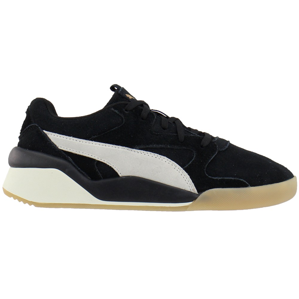 PUMA Aeon Rewind Lace Up Womens Black Sneakers Casual Shoes 370396-06