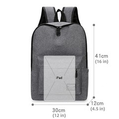 Men’s Nylon Backpack Laptop Travel School Business Casual Bookbag Daypack Bag US