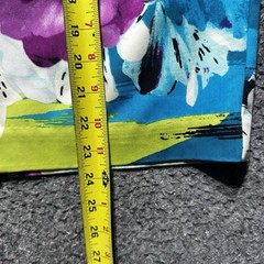 Worthing Skirt Women 14(32×23)Floral Print Straight Pencil Back Zipper W/Slit