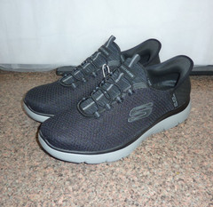 New Men’s Skechers Slip Ins Summits High Range Blk/Charcoal 232457W Sz 10.5 Wide