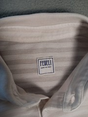 3 Fedeli Polo Shirts Mens EU 54 (US L-XL) Organic Cotton Italy Knit Multicolor