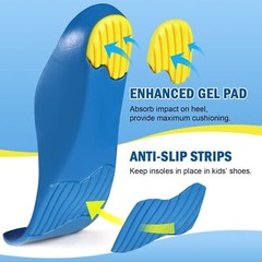Kids Children Orthotics Insoles Correction foot Care Kid Flat Foot Arch Support
