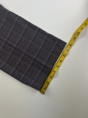$135 NEW Tayion Mens 44Wx32L Lavender Classic Fit Dress Pants Plaid Stretch