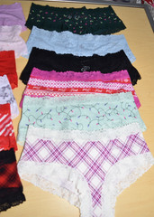 12 Victoria’s Secret PINK Cheeky Panties Lot L Large Multicolor