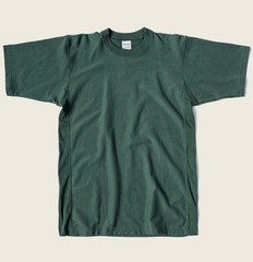 10.6 oz Reverse Weave T-Shirt – Green L
