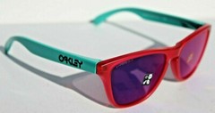 OAKLEY Frogskins XS Small/Youth Sunglasses Matte Translucent Pink/Prizm Road NEW