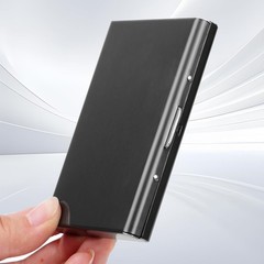 Credit Card ID Holder Slim Money Travel Wallet Men Stainless Steel RFID Blocking
