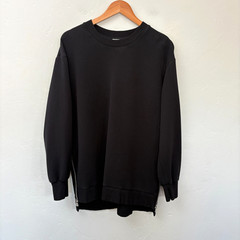 Varley Doublesoft Charter Sweatshirt 2.0 Women Size Medium Black Pullover FLAW
