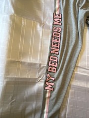 Select Ladies Grey Leggings Size Medium 10 Uk .Leg 27 Inches -with Logo New