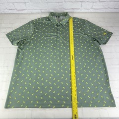 Adidas Ultimate365 Printed Slice Abstract Mesh Golf Tennis Polo Size Men’s 2XL