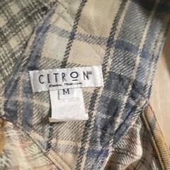 Citron Plaid Sundress Midi Square Neck Strappy Sleeveless M Cotton